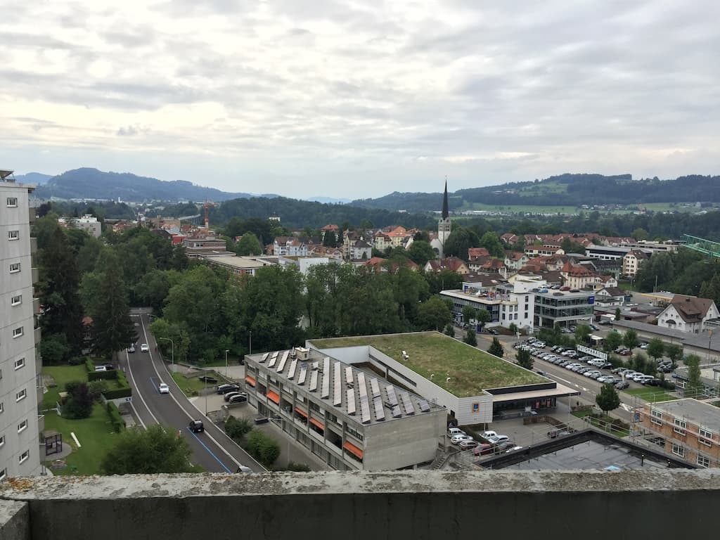 Moosstrasse: Ausblick